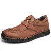 Nuevos Zapatos Casuales de Cuero para Hombre Estilo Retro de Cuatro Estaciones de Gran Tamaño Transfronterizos de Alta Calidad