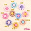 Accesorios de flores de resina de girasol de cinco pétalos, diadema para niños hecha a mano con girasol, horquilla para el cabello