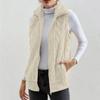 Colete de Inverno Outono 2024 Estação Independente Comércio Exterior wish Top Novo Amazon Jacquard Espessado Fleece Dupla Face Sem Mangas para Mulheres