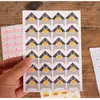 2017 Nuevo Lindo Animal Papel Esquina Adhesivo DIY Adhesivo para Fotos Serie Fondo de Color Adhesivo de Esquina