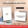 Moldura de picture frame de pintura de estrela de animação Cristal 7 polegadas 6 polegadas 10 polegadas foto periférico secundário moldura de vidro mesa personalização