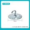 Acessórios de Barra de Suspensão Galvanizada para Luminárias Industriais e de Mineração, Acessórios de Gancho para Luminárias Pendentes, Base de Luminária Pendente para Fábrica, Armazém, Escritório, Luminárias Industriais e de Mineração para Supermercado