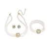 Comercio Exterior Transfronterizo Europeo y Americano Collar de Perlas y Diamantes de Doble Capa para Mujer Gargantilla con Collar de Diamantes Cadena para Clavícula