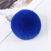 Colgante de Joyería de Bola de Piel Sintética de Conejo Rex de 8 cm Accesorios de Bola de Felpa de Invierno Accesorios DIY Accesorios de Color Caramelo para Zapatos y Sombreros