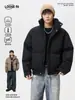 Chaqueta Corta de Algodón Jack para Hombre, Chaqueta Acolchada con Cuello Alto a Prueba de Tres Elementos, Abrigo Básico Grueso de Algodón High Street para Mujer
