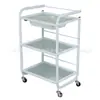 Nuevo Carrito de Cristal para Salones de Belleza y Uso Doméstico, Carrito Herramienta de Almacenamiento Simple, Carrito de Almacenamiento para Salón Amazon Transfronterizo