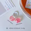Ca98 Chaveiro Fofo Estrela Coração Gordinha Rosa Ins Pingente de Bolsa Feminina Pingente de Corrente de Celular Presente