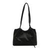 2026 Bolso Cruzado de Hombro Único Nuevo Retro Textura Casual Moda Simple Gran Capacidad Bolso Tote con Lazo para Mujer