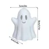 HW3D013-018 Fantasma de Halloween Decoração Luminosa Ornamento de Luz LED Atmosfera de Festival Display de Fantasia Mesa