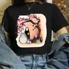 Totoro Studio Ghibli Harajuku Kawaii Camiseta Mujer Ullzang M