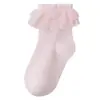 Meias Curas para Bebê 2026 Primavera e Outono Algodão Penteado Recém-nascido Outono e Inverno Meias para Bebê Meias de Renda para Crianças Que Não Apertam as Pernas