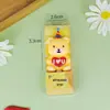 Eu coração U abraço urso carta vela dos desenhos animados amor chapéu urso cozimento plug-in decoração do bolo vela de aniversário