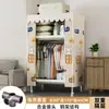Guarda-Roupa para Quarto de Casa Montagem Simples Guarda-Roupa de Tecido com Tubos de Aço Espessados, Armário de Armazenamento Resistente e Durável para Moradia Alugada