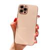 Ins Adecuado para Apple iPhone15promax6D Galvanizado Agujero Fino Macaron Samsung S22PLUS Funda Protectora