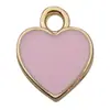 Set Mixto de 30 Colgantes de Corazón con Llave Serie San Valentín Rosa para Pulsera Collar DIY Accesorios de Joyería Transfronterizos