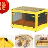 Caja de Almacenamiento Plegable de Cinco Puertas Ropa Edredón Caja de Almacenamiento de Juguetes Caja de Almacenamiento Transparente con Apertura Lateral para Dormitorio