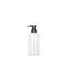 Em Estoque Frasco de Shampoo Fosco 400ml, Frasco com Bomba para Loção, Frasco Âmbar com Bomba para Gel de Banho e Produto de Cuidado, Frasco Cosmético