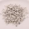 Cuentas de plástico ABS galvanizado CCB 2*6mm espaciador de cuentas planas accesorios de joyería DIY en stock suministro directo al por mayor