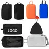 Venta al por mayor transfronteriza de bolsas para zapatos deportivos de fútbol listas para usar, bolsas portátiles para guardar zapatos de baloncesto y bádminton, bolsas de almacenamiento cruzadas personalizadas