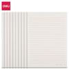 Papelaria Deli 3427 Grade Quadrada Linha Única Linha Dupla Espessado Caderno de Rascunho para Prática de Redação Estudantil 10 Peças