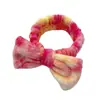 Faixa de Cabelo para Spa e Pulseiras de Pulso Combinando para Lavar o Rosto Pele Suave Laço Macio para Maquiagem Facial Faixa de Cabelo para Banho