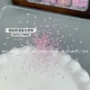 Arte de Unhas Aurora Gelo Rosa Translúcido Zircônia Novo Super Brilhante Base Transparente Conhaque Rosa Rosa Base Plana Mini Pedras Strass Decoração Atacado Pedras Strass