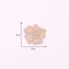 AliExpress gran venta cubierta de ropa parche de reparación asignación DIY en stock hilo dorado soluble en agua bordado pieza de flor pegatinas de tela decorativas