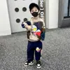 Roupas do Ultraman para Meninos Conjunto de Outono 2025 Novo Legal e Bonito Moda Bebê Crianças Primavera e Outono Meninos