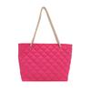 Bolso de gran capacidad que combina con todo, bolso de mano informal y sencillo para mujer, bolso elegante para otoño e invierno, bolso de hombro textil de color liso.