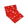 Copos de Nieve Rojos Árbol de Navidad Navidad Año Nuevo Fiesta Vajilla Traje Vaso de Papel Desechable Plato de Papel Mantel de Copos de Nieve