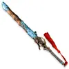 Arma Periférica de Anime Estilo Igual ao de Mengchuan Espada Qianqiu com Bainha Modelo de Arma de Metal Artesanato Decoração de Mesa Personalização