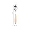 De la naturaleza puro mango de madera maciza cuchillo cuchara cuchara redonda grande palillos cuchara tenedor para fruta cuchara para café cuchillo tenedor para pastel de luna haya