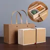 Caja de Regalo de Madera Universal Empaque de Té Rock Té Verde Caja de Regalo de Boda Caja de Regalo para Taza de Té Impresión de Logo