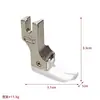 Pie Prensatelas Máquina de Coser Plana Todo Acero Juego de Pies Prensatelas Máquina de Coser Industrial Pie Prensatelas para Dobladillo Enrollado Industrial Combinación Venta al por Mayor