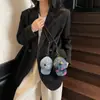 Lanyard de Mezclilla Personalizado Estilo Coreano Moderno, Sombrero, Bolso Cruzado Mini, Bolso Pequeño de Nicho, Monedero de Viaje Transfronterizo