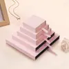 En stock Caja Colgante Joyero Caja para Joyas Collar Pulsera Anillo Caja de Almacenamiento Joyero Caja de Empaque Personalizada para Joyería