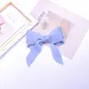 Nuevo Corea del Sur Dongdaemun Francés gran pasador de lazo simple súper hada pinza superior pinza para flequillo pinza para la parte posterior de la cabeza