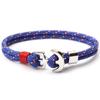 Nueva Pulsera Paracord de 550 Libras Tejida a Mano para Pareja Europea y Americana para Hombre y Mujer Retro Ancla Pulsera Trenzada