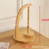 Estante de Hilo de Madera con Soporte Magnético Giratorio para Hilo, Ranura de Almacenamiento, Herramienta de Eje para Hilo, Estante para Bobinas de Hilo de Coser