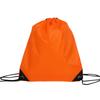 Mochila publicitaria con bolsillo con cordón de tela de poliéster 210D, bolsa de carrera de nailon, bolsa de emergencia gratuita