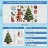2027 Decorações de Natal Papai Noel Animal Boneco de Neve Adesivo Estático Janela de Vidro Adesivos Guirlanda de Presente Trenó
