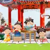 Tendência Estilo Chinês Dinastia Tang Senhora Cena de Lazer Caixa Surpresa Mesa de Entrada Sala de Estar Decoração de Mesa Decoração Criativa para Casa Brinquedo Tendência Figura de Ação Atacado