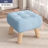 Taburete pequeño para sala de estar, sofá, cojín suave, taburete pequeño, puerta moderna y sencilla, cambiador de zapatos, taburete bajo