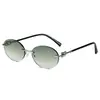 Ps33293 Gafas de Sol sin Marco para Hombres y Mujeres, Gafas de Sol de Metal, Gafas de Viaje de Moda, Gafas de Sol de Alta Gama