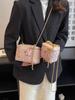 Bolso Mini de Cadena de Tela Estilo Chanel para Mujer 2025 Nuevo Diseño Nicho Caja Bolso Cuadrado Pequeño Bolso Cruzado Versátil