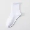 Meias para homens e mulheres, meias curtas para primavera e verão, cor sólida, finas, absorventes de suor, respiráveis, pretas, brancas, cinzas, meias invisíveis, antiderrapantes, não caem, meias de feira de rua