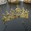 Accesorios para el Cabello Corona Dorada de Rey para Hombres Europeos y Americanos Accesorios de Actuación Corona de Príncipe Corona Dorada de Corte para Actuación