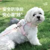 Correa para perro, arnés de pecho para perros pequeños, adecuado para cachorros Teddy y Bichón, correa para perro estilo chaleco para mascotas