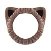 Faixa de Cabelo com Orelhas de Gato Fofas Amazon Pulseira à Prova d'Água Faixa de Cabelo Pulseira de Pulso terno Lavar o Rosto Pulseira de Pulso Feminina Aplicar Máscara