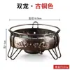 Atacado de fábrica aço inoxidável criativo ao ar livre portátil hotel restaurante pequeno hot pot hotel comercial pote seco suporte para fogareiro a álcool